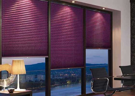 Pleated Blackout Blinds